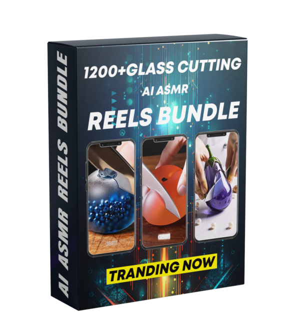 1200+GLASS CUTTING AI ASMR REELS BUNDLE